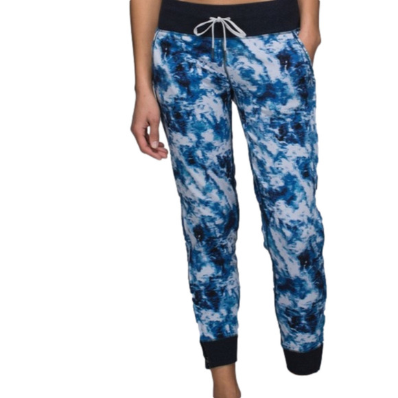 Lululemon No Sweat Pants joggers track pants zip up size 8 or size M medium - Picture 7 of 12